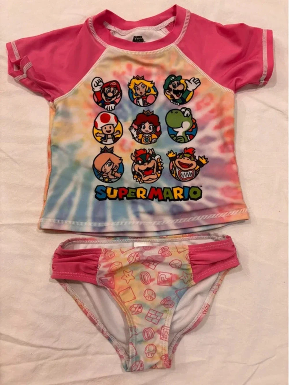Super Mario Swim Set Size 4T